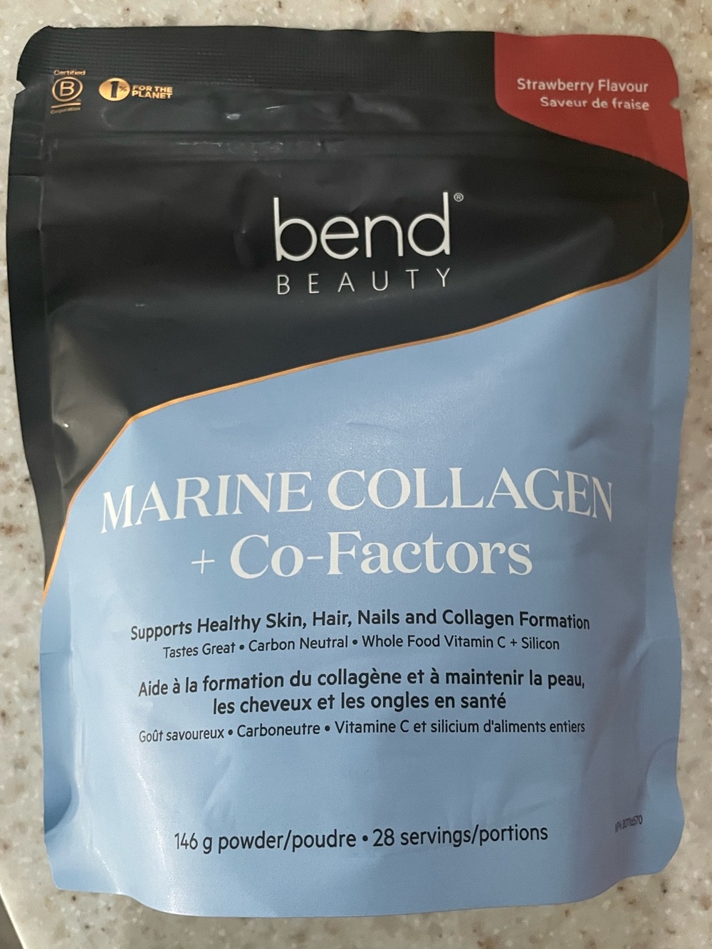 Bend Beauty Marine Collagen + Co-Factors - Strawberry